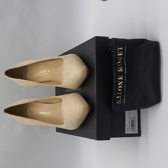 1160- Salone Monet Anita Suede High Heels Size 9 NWT – w/ Box & Dust Bag - Picture 14 of 14